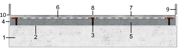 Screed floor structure 11