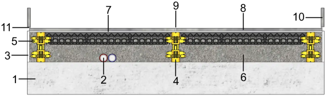 Betegelbare isolatiechape vloeropbouw 2