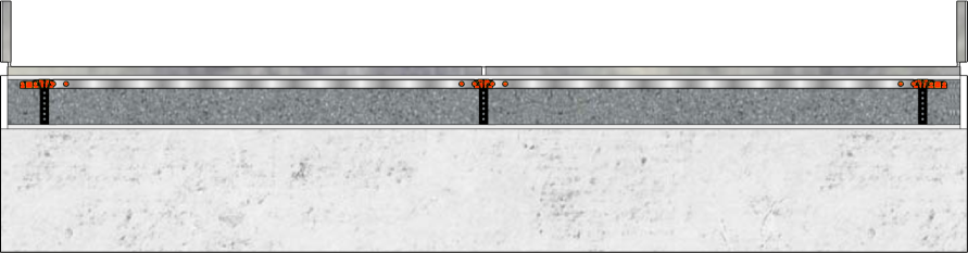 Leveling compound on concrete