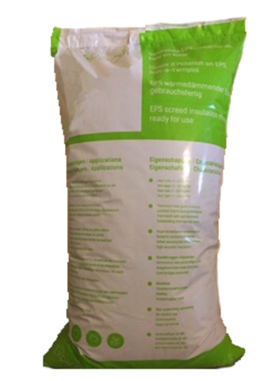 Insulation screed or insulation mortar in bags ready and ready
