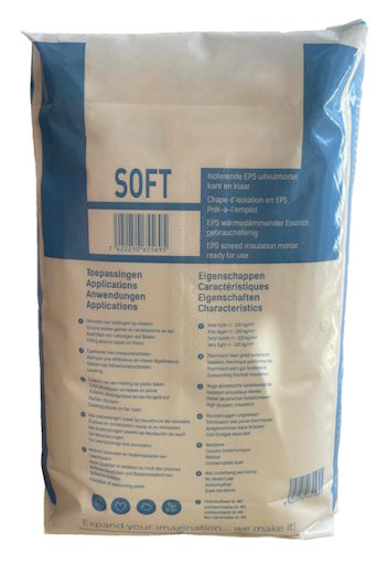 Insulation screed or insulation mortar in bags ready and ready