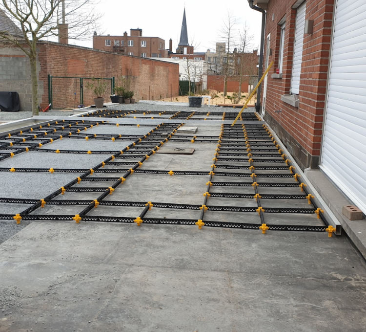 Terras op roofing of EPDM