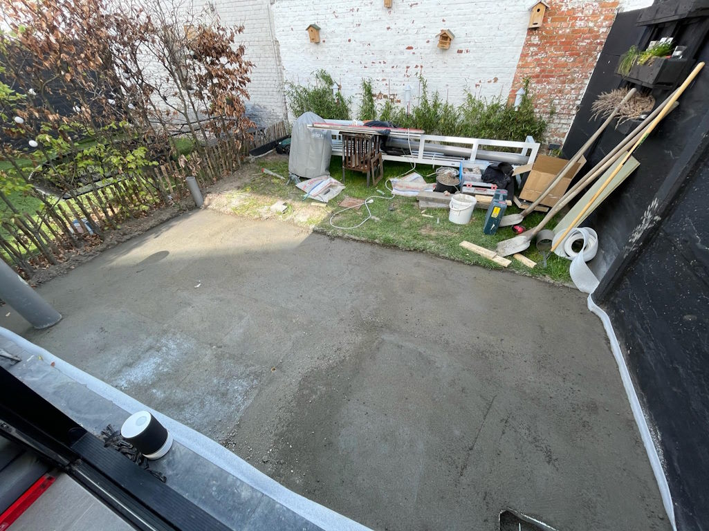 Terrasse avec structure de plancher Staenisrooster