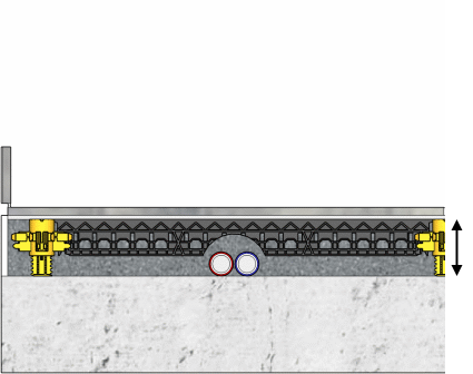 Composition de plancher en chape 1