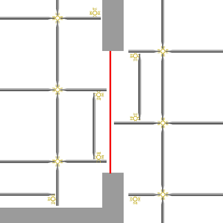 Connection to an expansion joint with Staenis grid