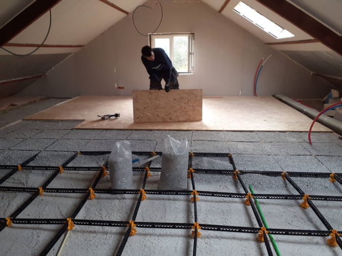 Droge vulmiddelen met houten afwerkingslaag