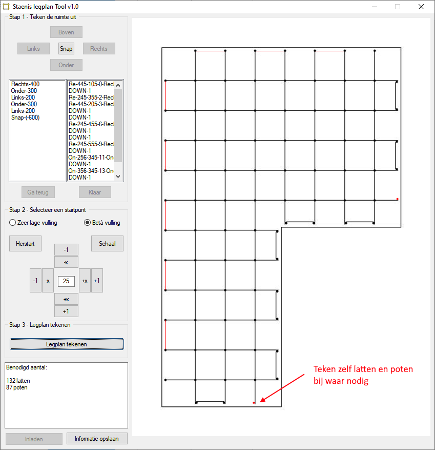 Staenis Verlegeplan-Tool