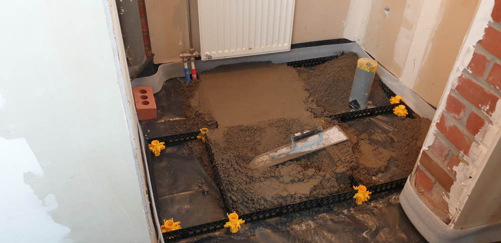 Minimum thickness screed