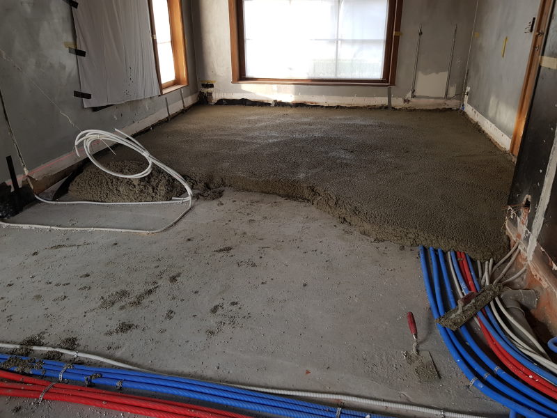 Price of insulation screed