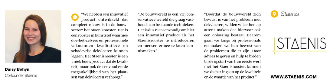 4 start-ups in de kijker in trends magazine