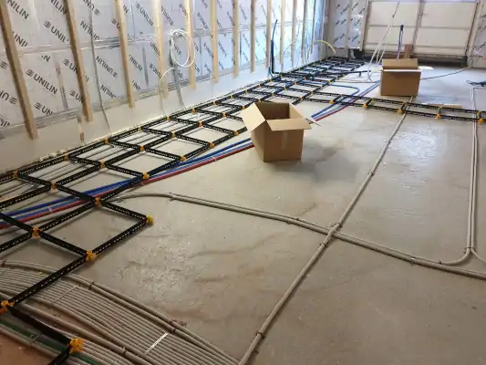 Staenisrooster circulaire droogvloer met cellentbeton van Chapyt en isolatie van Unilin