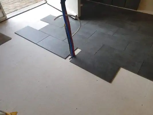 Staenisrooster circulaire droogvloer met cellentbeton van Chapyt en isolatie van Unilin