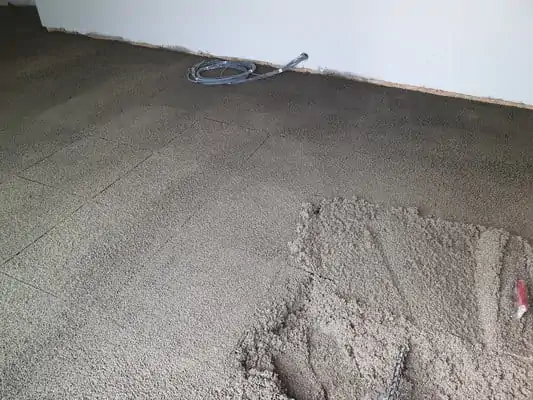 Staenisrooster isolatiechape vloeropbouw in slaapkamer