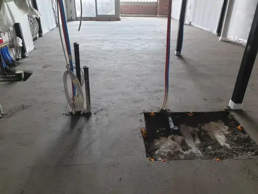 Staenisrooster vloeropbouw in woonruimte