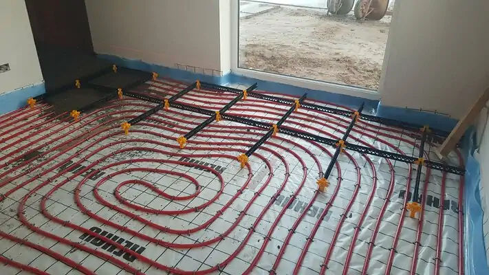 Staenisrooster vloeropbouw in living