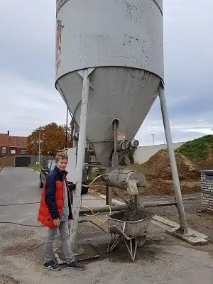 Staenisrooster vloeropbouw in living