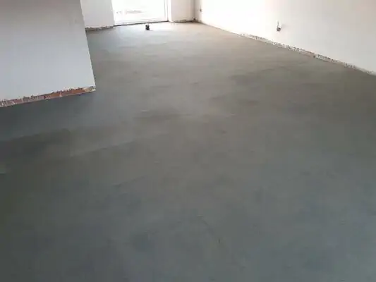 Staenisrooster vloeropbouw in living