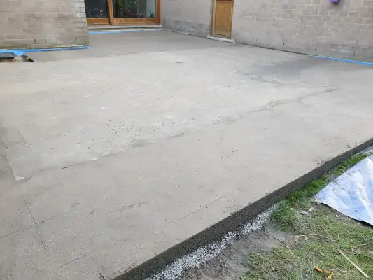 Staenisrooster drainerende terras vloeropbouw op beton ondergrond