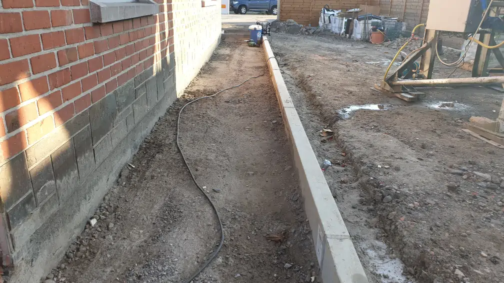 Staenisrooster terras vloeropbouw op volle grond en betonvloer