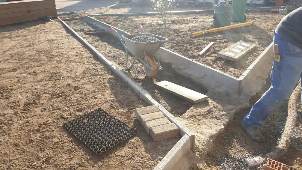 Staenisrooster terras vloeropbouw op volle grond en betonvloer