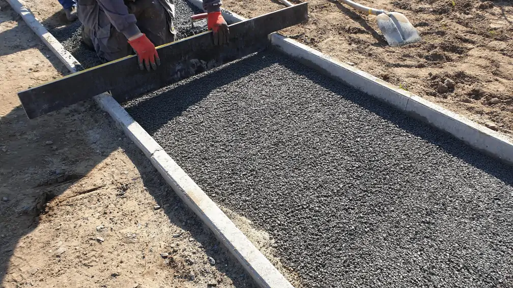 Staenisrooster terras vloeropbouw op volle grond en betonvloer