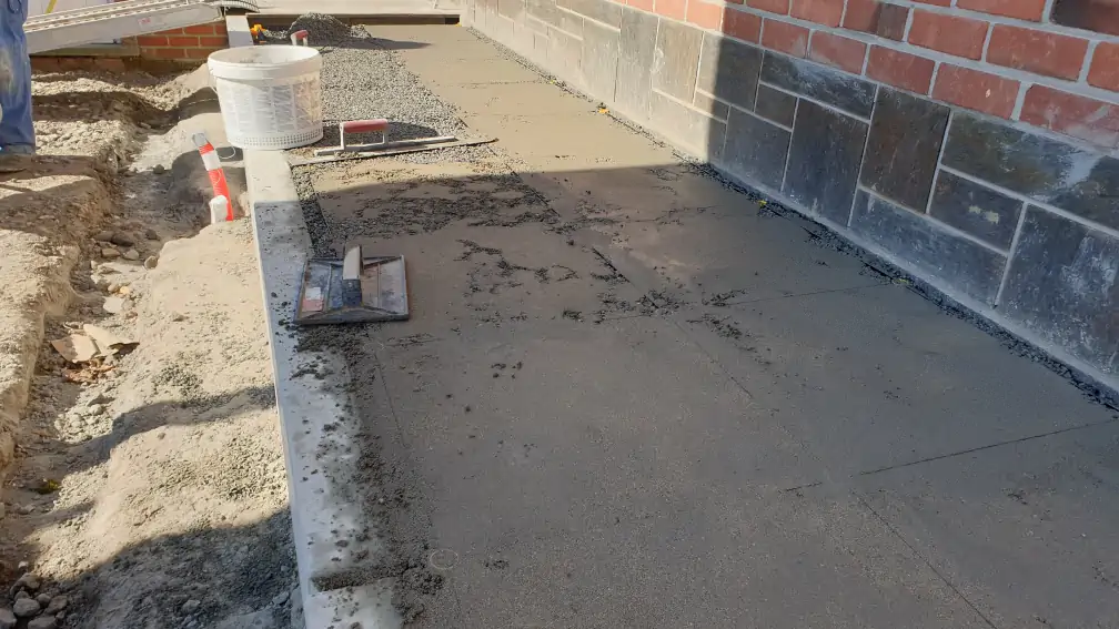 Staenisrooster terras vloeropbouw op volle grond en betonvloer