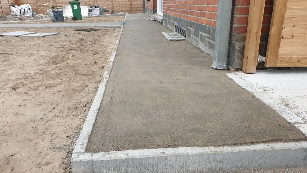 Staenisrooster terras vloeropbouw op volle grond en betonvloer